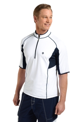 Short-Sleeve Quarter-Zip Splash Guard