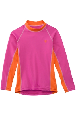 Girl's Long-sleeve Rash Guard