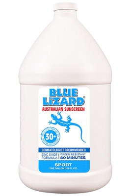 Blue Lizard SPF 30+ Sport Sunscreen 1 Gallon