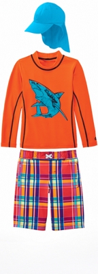 Orange Shark Surf Shirt Outfit