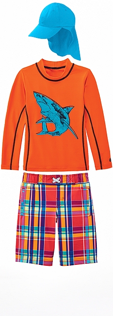 Orange Shark Surf Shirt Outfit