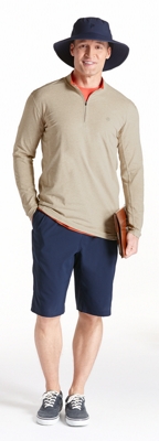 ZnO Summit Quarter Zip & Fitness Shorts Outfit