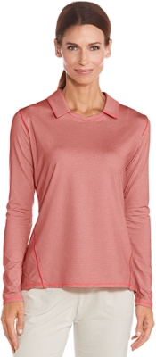 Coolibar UPF 50+ Women's Long Sleeve Golf Polo eBay