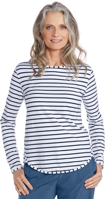 womens side split shirt