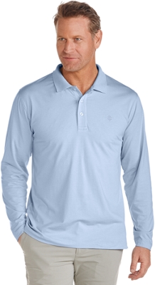 Coolibar UPF 50+ Men's Long Sleeve Polo Shirt eBay