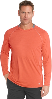Coolibar UPF 50+ Men's Long Sleeve Workout Shirt eBay