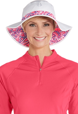 Coolibar UPF 50+ Women's Chlorine Resistant Bucket Hat eBay