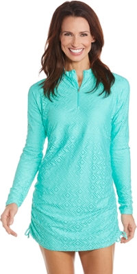 coolibar ruche swim shirt