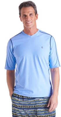 aqua swim shirt