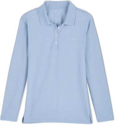 Coolibar UPF 50+ Women's Long Sleeve Polo Shirt eBay