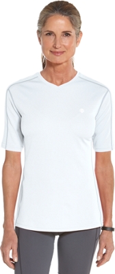 Coolibar UPF 50+ Women's Short Sleeve Cool Fitness Shirt Sun