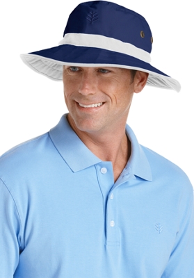 Coolibar UPF 50+ Men's Matchplay Golf Hat Sun Protective