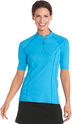 Coolibar UPF 50+ Women's Short Sleeve Rash Guard