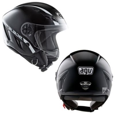 AGV Blade Open-Face Motorcycle Helmet -LG Black pictures