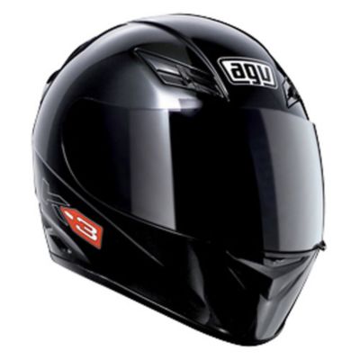 AGV K3 Solid Full-Face Motorcycle Helmet -SM Black pictures
