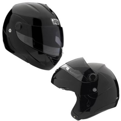 AGV Miglia II Modular Motorcycle Helmet -SM Black pictures