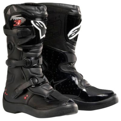 Alpinestars Kid's Tech 3S Motorcycle Boots -3 Black pictures
