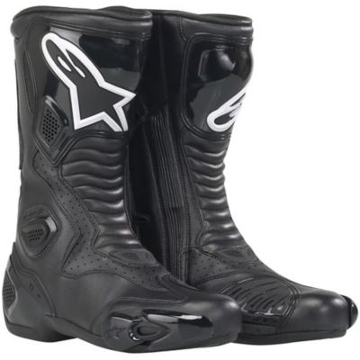 Alpinestars S-Mx 5 Motorcycle Boots -39 Black Vented pictures