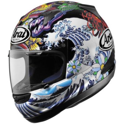 Arai Rx-Q Oriental Full-Face Motorcycle Helmet -SM Matte Blue pictures