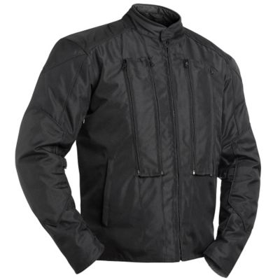 Bilt Apollo Waterproof Vented Textile Motorcycle Jacket -MD Black pictures