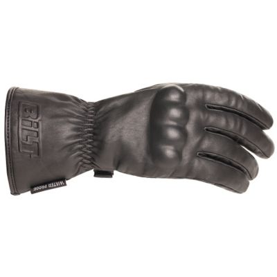 Bilt Hurricane Waterproof Leather Motorcycle Gloves -3XL Black pictures