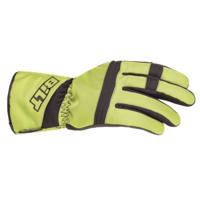 Bilt Tempest Waterproof Textile Motorcycle Gloves -LG Day Glo pictures