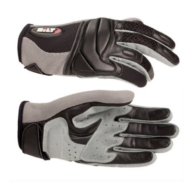 Bilt Women's Blazer Leather/Mesh Motorcycle Gloves -LG Black pictures