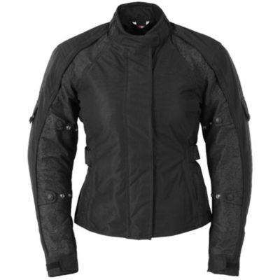 Fieldsheer Women's Lena 2.0 Textile Motorcycle Jacket -MD PLUS Black pictures