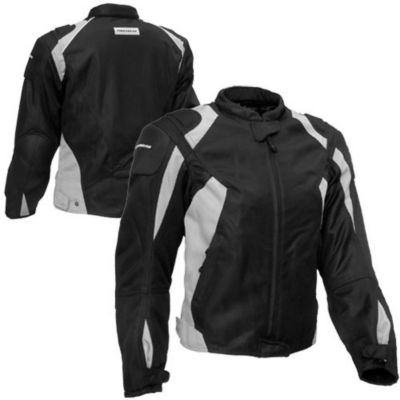 Firstgear 2011 Women's Mesh-Tex Motorcycle Jacket -3XL Silver/Black pictures