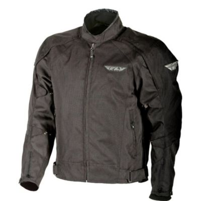 FLY Street Butane Street Motorcycle Jacket -XL Black/Red pictures