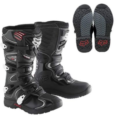 FOX 2015 Kid's Comp 5 Off-Road Motorcycle Boots -4 White pictures
