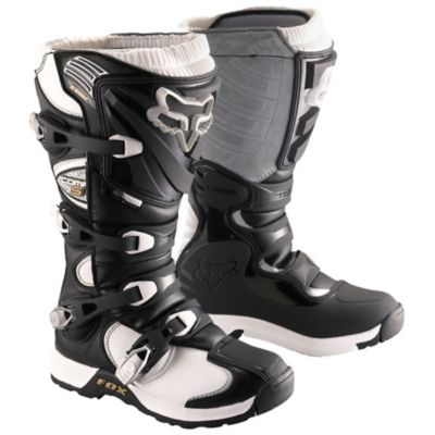 FOX 2015 Women's Comp 5 Off-Road Motorcycle Boots -5 Black/White pictures