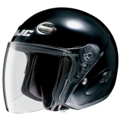 HJC Cl-33 Open-Face Motorcycle Helmet -MD Black pictures