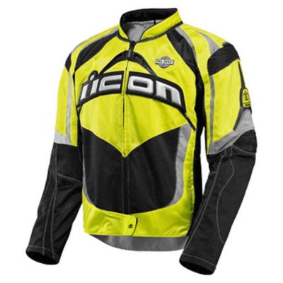 Icon Contra Mil Spec Textile Motorcycle Jacket -LG Yellow pictures