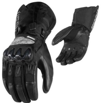 Icon Patrol Motorcycle Gloves -MD Black pictures