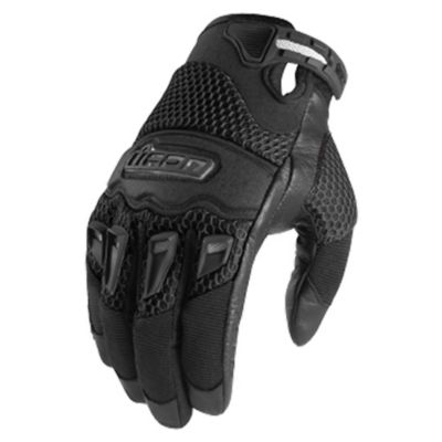 Icon Twenty-Niner Motorcycle Gloves -SM Black pictures