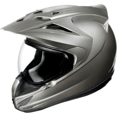 Icon Variant Solid Dual-Sport Motorcycle Helmet -XL Gloss White pictures