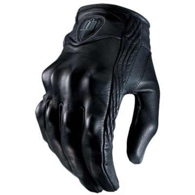Icon Women's Pursuit Motorcycle Gloves -SM Stealth pictures