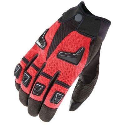 JOE Rocket Hybrid Mesh Motorcycle Gloves -SM Red/Black pictures