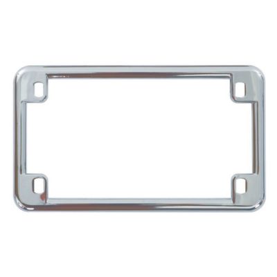 Trackside License-Plate Frame -All Chrome pictures