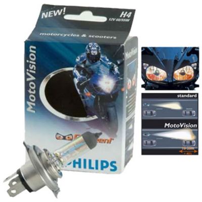 Philips MotoVision Light Bulb -9003 (H4) Single pictures