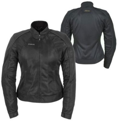 Pokerun Women's Wild Annie Mesh Motorcycle Jacket -LG Cream pictures