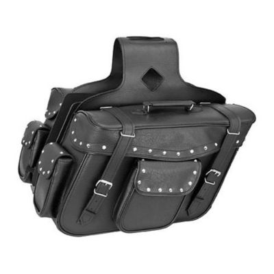 River Road Quick Release Slant Saddlebags -LG Braided pictures
