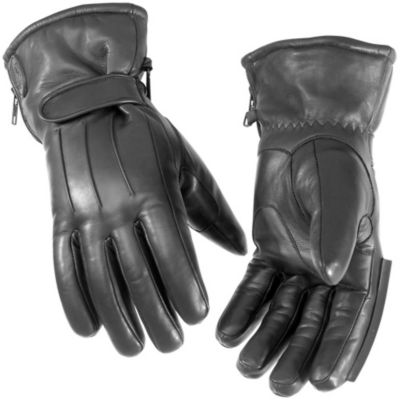 River Road Women's Taos Leather Motorcycle Gloves -LG Black pictures