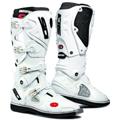 Sidi Crossfire TA Off-Road Motorcycle Boots -US 9.5/Euro 43 Black/White pictures