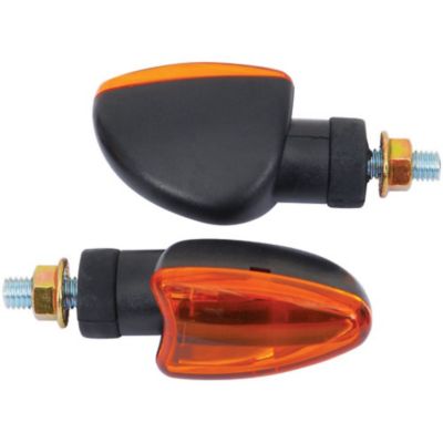 Speedmetal Micro Arrow Turn Signals -All Black/ Amber pictures