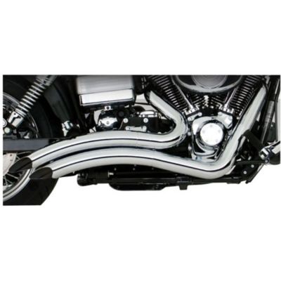 Vance & Hines Harley-Davidson Big Radius 2-Into-2 Street Exhaust -06-'09 Dyna Chrome pictures