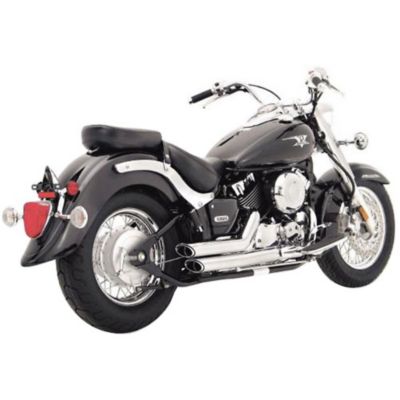Vance & Hines Shortshots Staggered Street Exhaust -07-'09 FXST/FLST Models Chrome pictures