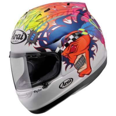 Arai Corsair V Russell Full-Face Motorcycle Helmet -XL White Frost pictures