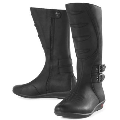 Icon Women's Sacred Leather Motorcycle Boots -5.5 Black pictures